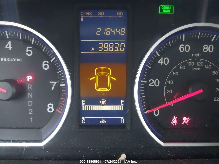 2010 Honda Cr-V Lx VIN: 5J6RE3H33AL032279 Lot: 39908934