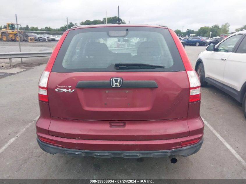 2010 Honda Cr-V Lx VIN: 5J6RE3H33AL032279 Lot: 39908934