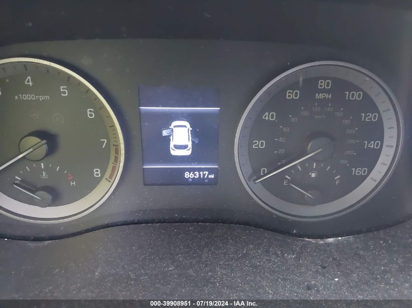 2019 Hyundai Tucson Se VIN: KM8J23A44KU887045 Lot: 39908951