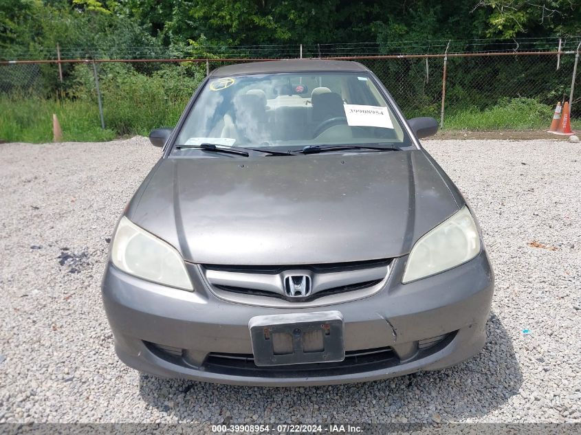 2004 Honda Civic Vp VIN: 2HGES16424H620755 Lot: 39908954