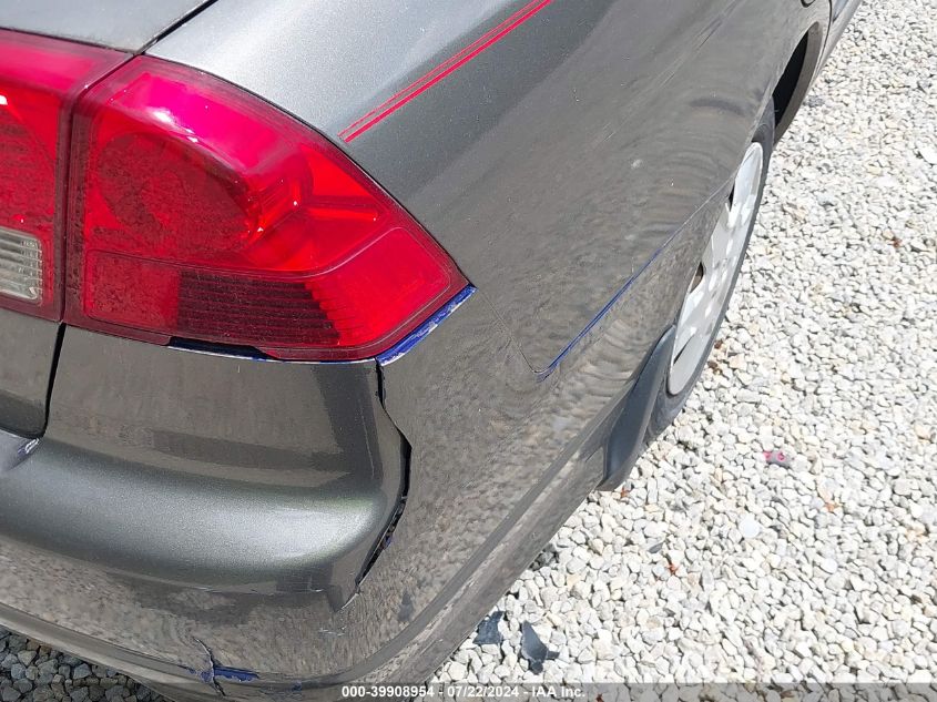 2004 Honda Civic Vp VIN: 2HGES16424H620755 Lot: 39908954