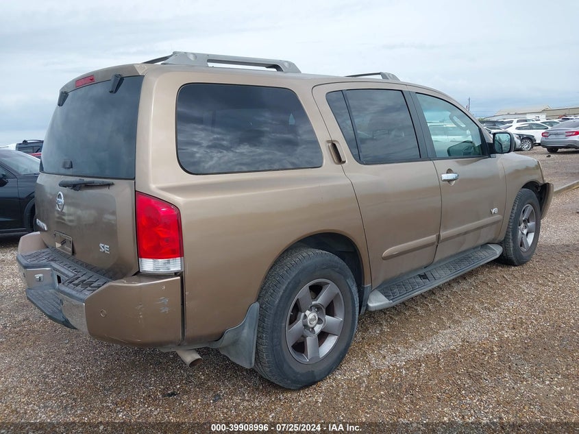 2005 Nissan Armada Se VIN: 5N1AA08A45N704979 Lot: 39908996