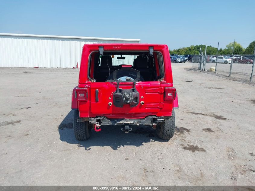 2021 Jeep Wrangler Unlimited Rubicon 4X4 VIN: 1C4HJXFN2MW795759 Lot: 39909016