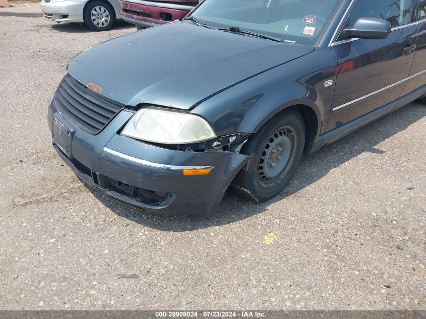 2002 Volkswagen Passat Gls VIN: WVWPD63B62P068025 Lot: 39909024