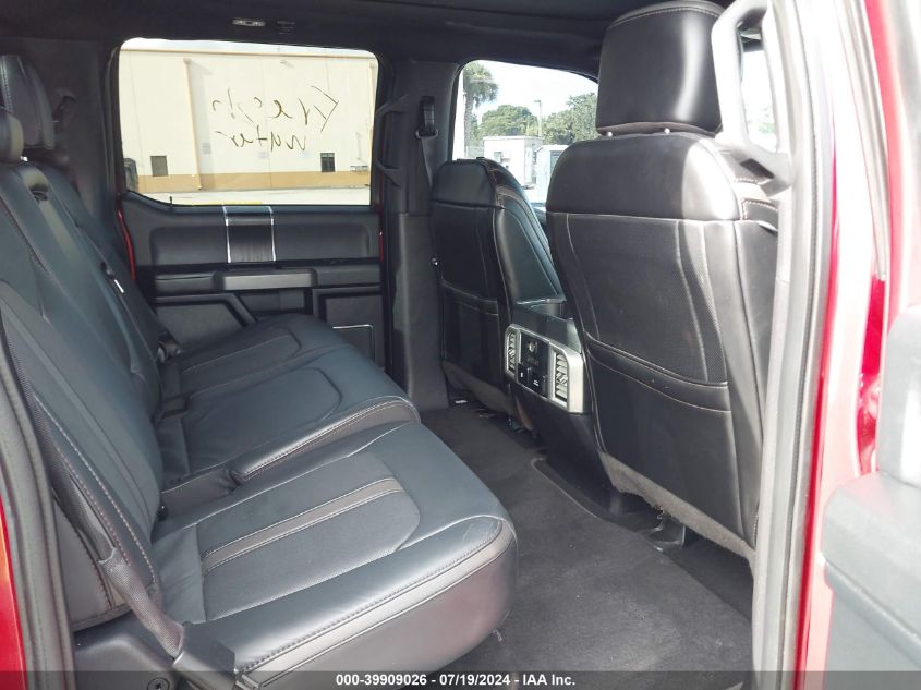 2018 Ford F-150 Platinum VIN: 1FTEW1E52JFA57071 Lot: 39909026