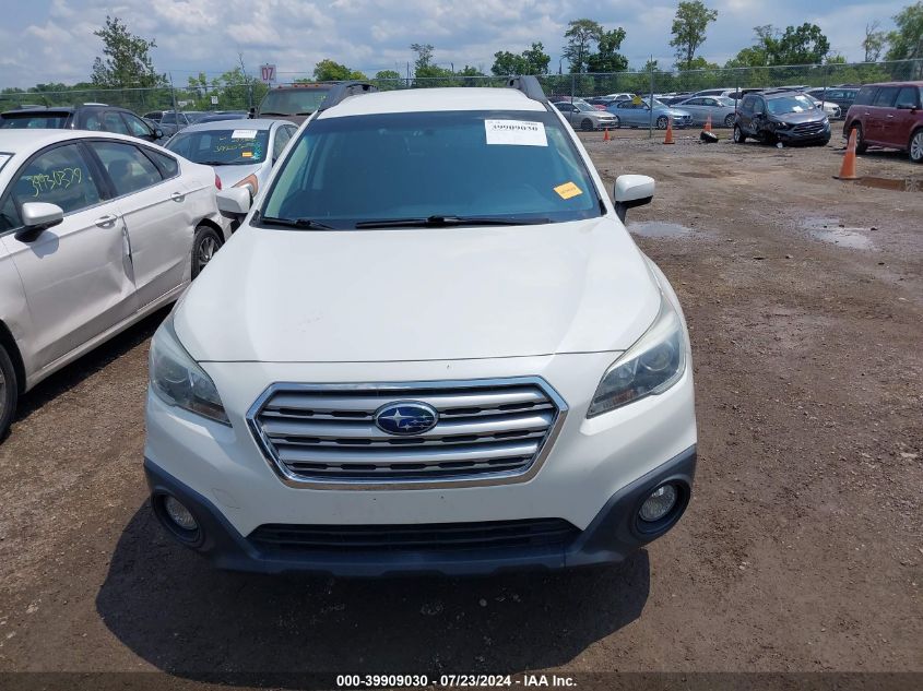 2015 Subaru Outback 2.5I Premium VIN: 4S4BSBCC8F3222857 Lot: 39909030