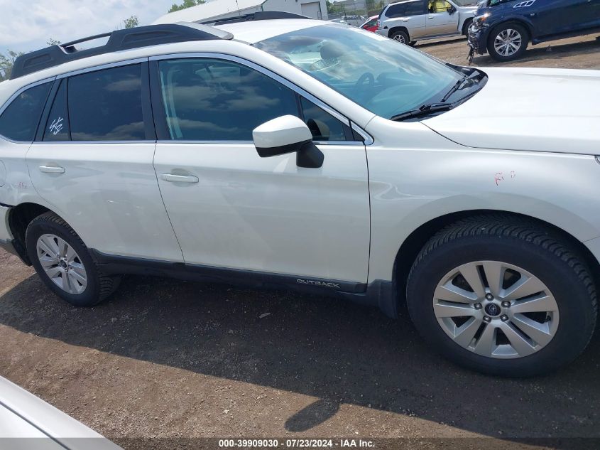 2015 Subaru Outback 2.5I Premium VIN: 4S4BSBCC8F3222857 Lot: 39909030
