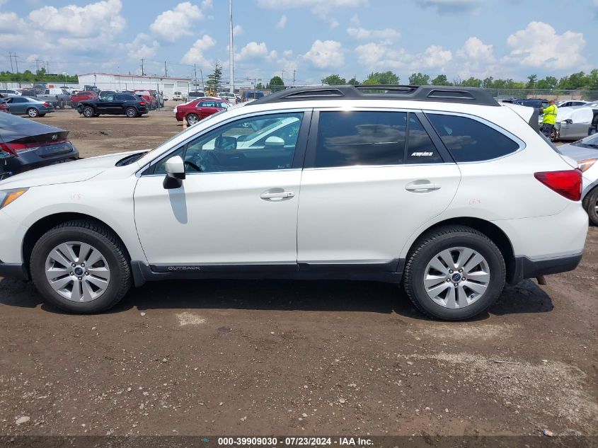 2015 Subaru Outback 2.5I Premium VIN: 4S4BSBCC8F3222857 Lot: 39909030