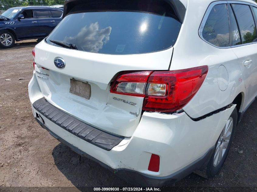 2015 Subaru Outback 2.5I Premium VIN: 4S4BSBCC8F3222857 Lot: 39909030