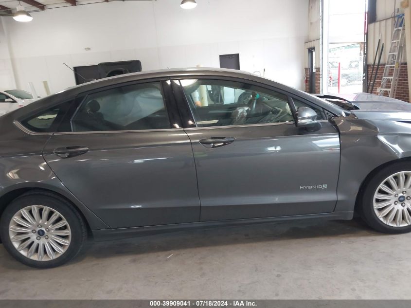 2016 Ford Fusion Hybrid Se VIN: 3FA6P0LU9GR360193 Lot: 39909041