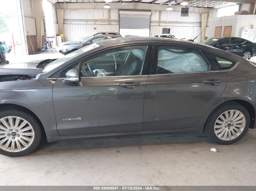 2016 Ford Fusion Hybrid Se VIN: 3FA6P0LU9GR360193 Lot: 39909041