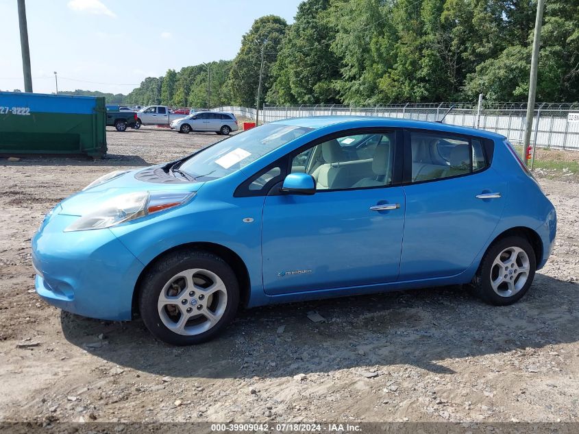 2011 Nissan Leaf Sl VIN: JN1AZ0CP4BT008402 Lot: 39909042