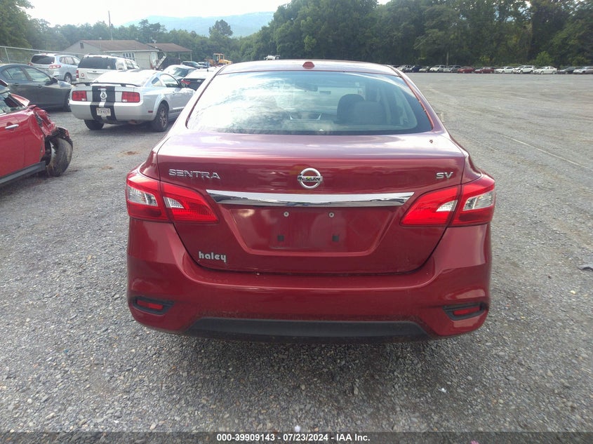 2017 Nissan Sentra Sv VIN: 3N1AB7AP1HY279370 Lot: 39909143