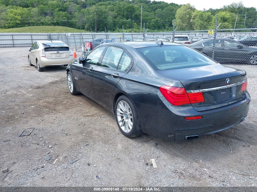 2011 BMW 750I xDrive VIN: WBAKC6C54BC394739 Lot: 40724629