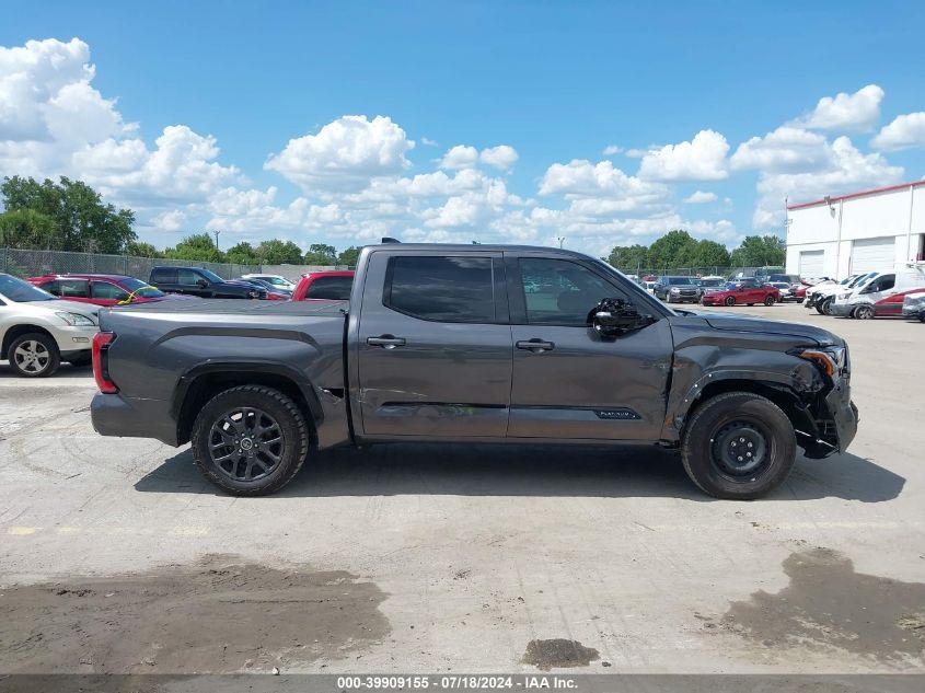 2022 Toyota Tundra Platinum VIN: 5TFNA5DB2NX056418 Lot: 39909155