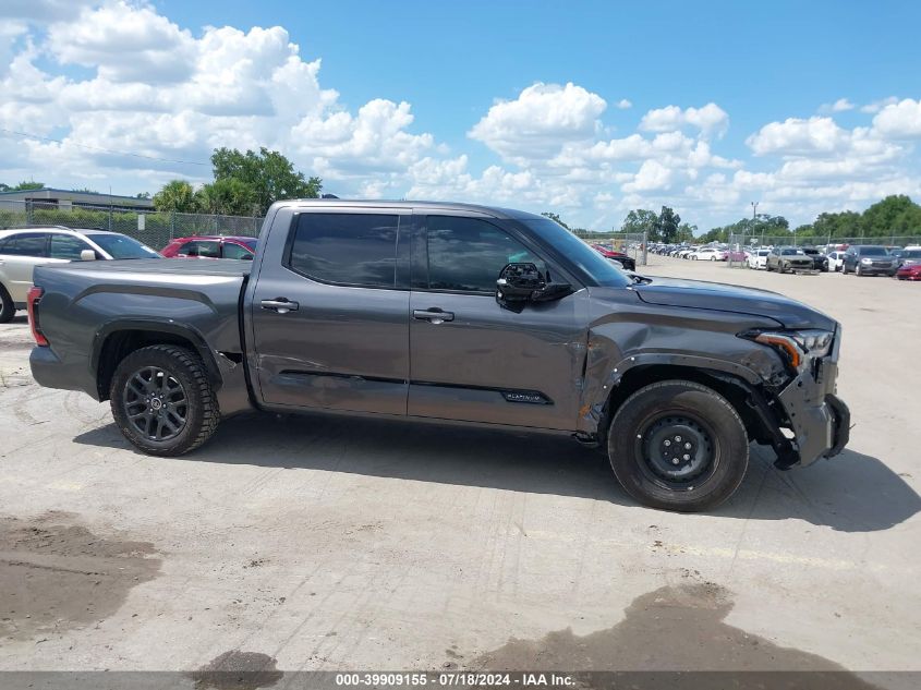 2022 Toyota Tundra Platinum VIN: 5TFNA5DB2NX056418 Lot: 39909155