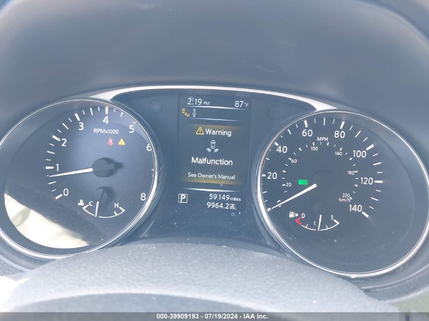 2016 Nissan Rogue Sl VIN: 5N1AT2MV2GC921475 Lot: 39909193