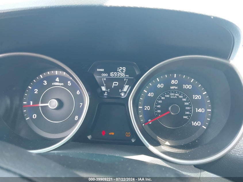 2012 Hyundai Elantra Gls VIN: 5NPDH4AE7CH096969 Lot: 39909221