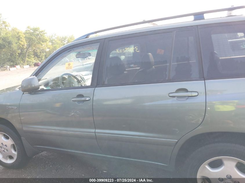 2006 Toyota Highlander Limited V6 VIN: JTEEP21AX60146902 Lot: 39909223