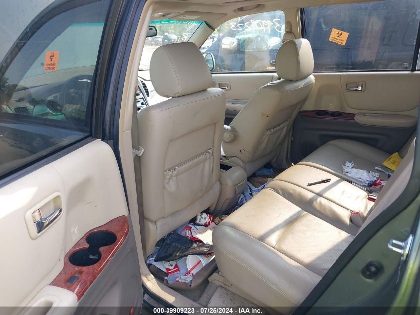 2006 Toyota Highlander Limited V6 VIN: JTEEP21AX60146902 Lot: 39909223