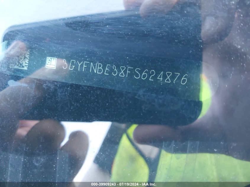 2015 Cadillac Srx Luxury Collection VIN: 3GYFNBE38FS624876 Lot: 39909243