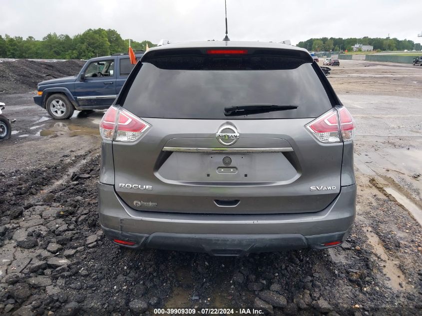 2015 Nissan Rogue Sv VIN: KNMAT2MV4FP544451 Lot: 39909309