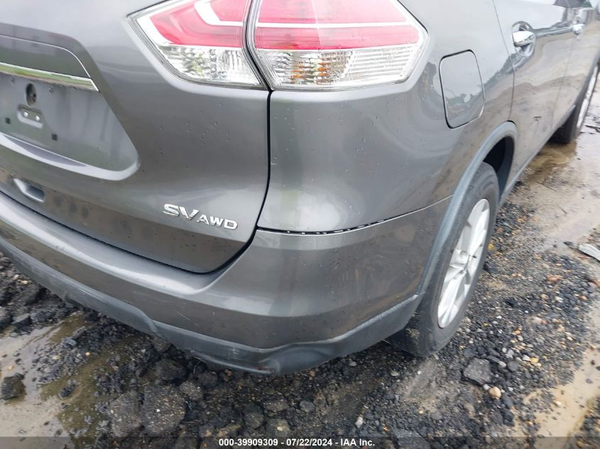 2015 Nissan Rogue Sv VIN: KNMAT2MV4FP544451 Lot: 39909309