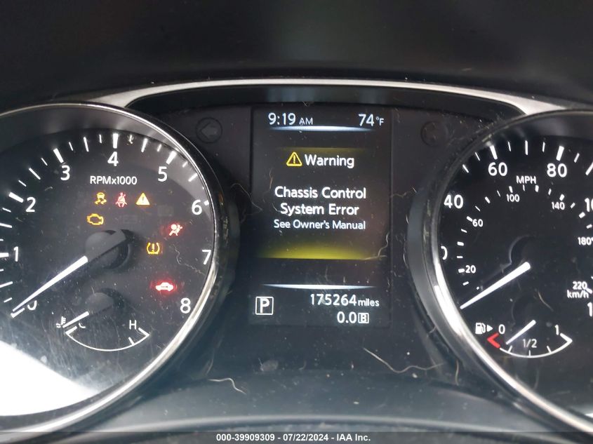 2015 Nissan Rogue Sv VIN: KNMAT2MV4FP544451 Lot: 39909309