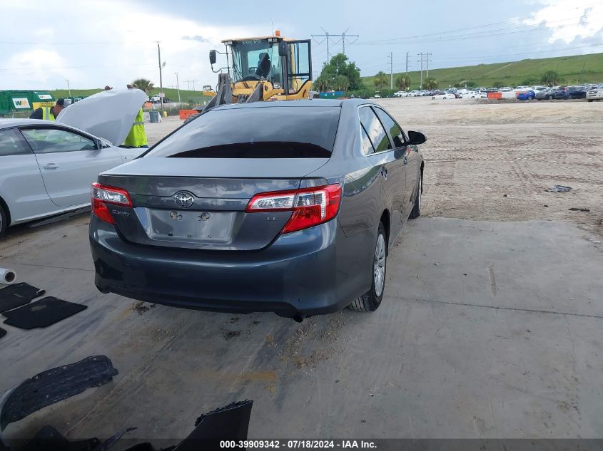 2013 Toyota Camry Le VIN: 4T1BF1FK2DU697218 Lot: 39909342