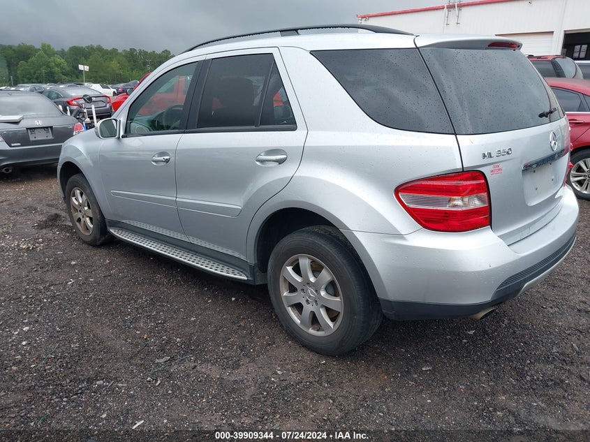 2007 Mercedes-Benz Ml 350 4Matic VIN: 4JGBB86EX7A249443 Lot: 39909344