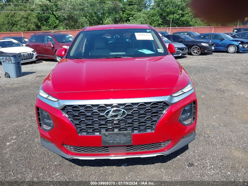 2020 Hyundai Santa Fe Sel VIN: 5NMS3CADXLH279464 Lot: 39909370