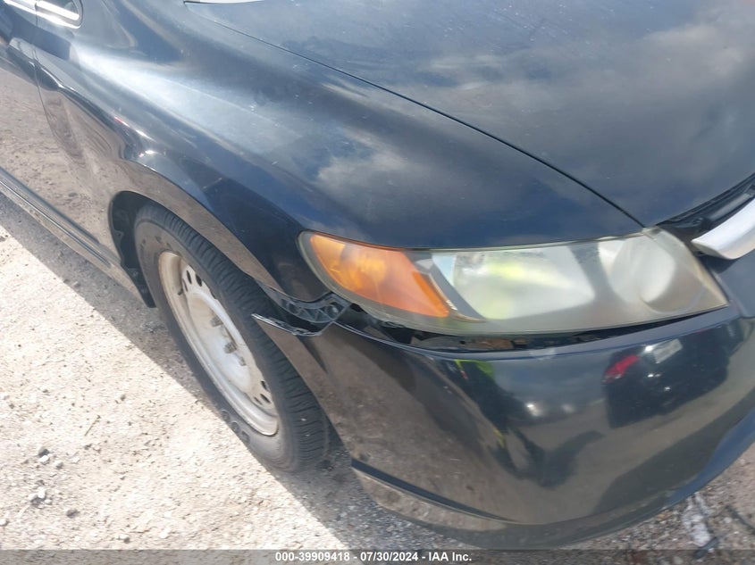 2008 Honda Civic Sdn Lx VIN: 1HGFA165X8L066650 Lot: 39909418