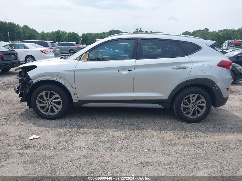 2018 Hyundai Tucson Sel VIN: KM8J3CA42JU721506 Lot: 39909448