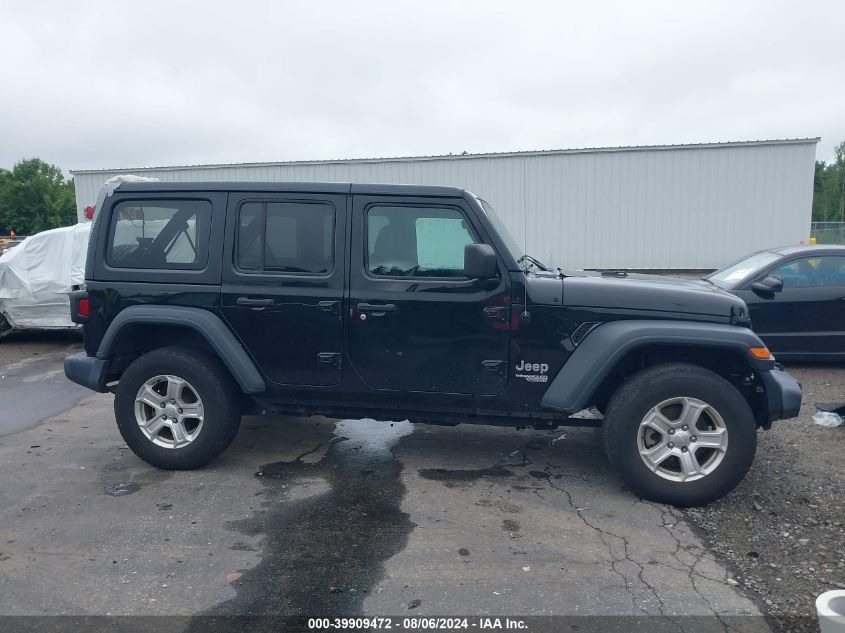 2019 Jeep Wrangler Unlimited Sport S 4X4 VIN: 1C4HJXDG1KW558410 Lot: 39909472