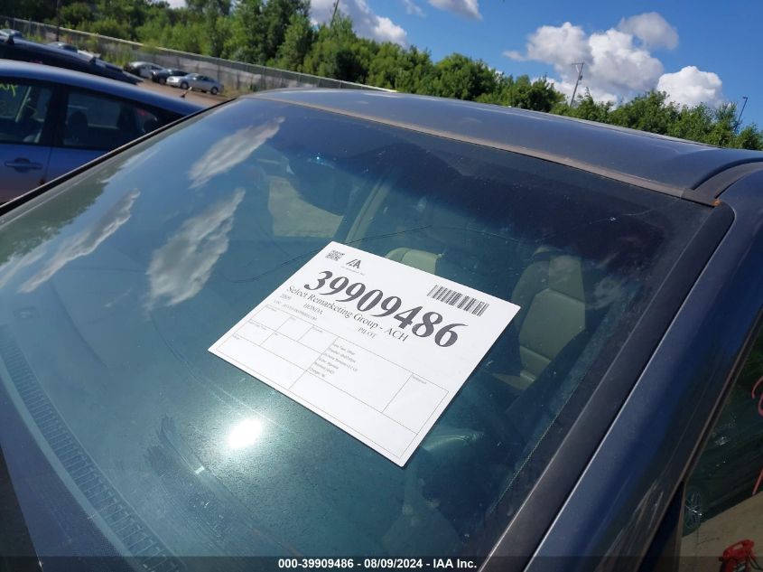 2009 Honda Pilot Ex-L VIN: 5FNYF48599B003180 Lot: 39909486