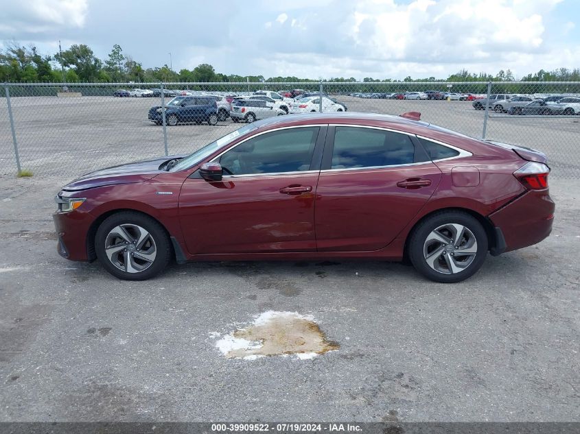 2019 Honda Insight Lx VIN: 19XZE4F13KE024528 Lot: 39909522