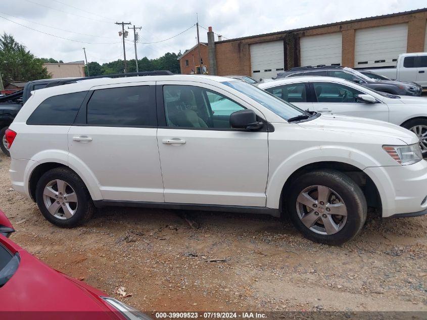 2013 Dodge Journey Se VIN: 3C4PDCAB6DT556522 Lot: 39909523