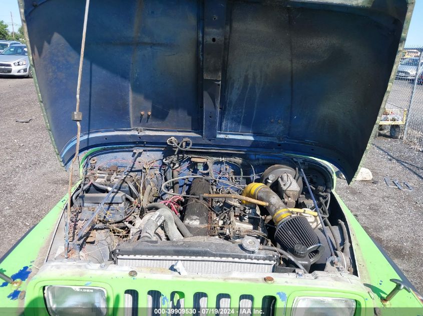 1992 Jeep Wrangler / Yj VIN: 2J4FY29SXNJ530341 Lot: 39909530