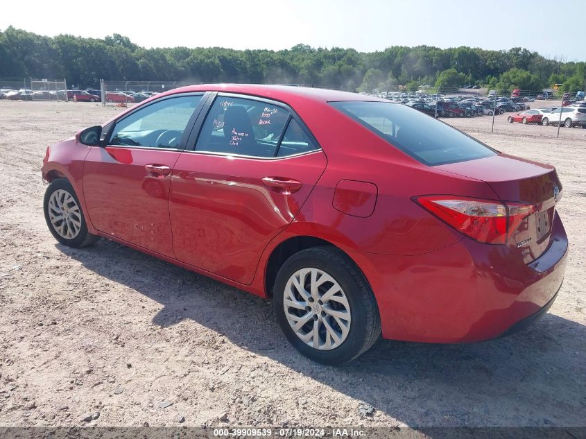 2018 Toyota Corolla L/Le/Xle/Se/Xse VIN: 2T1BURHE3JC091306 Lot: 39909539