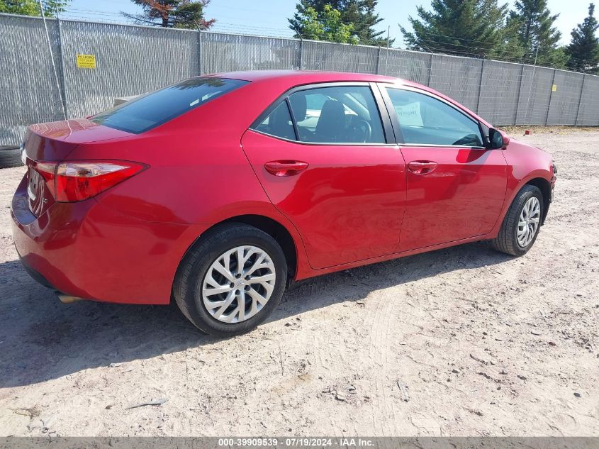 2018 Toyota Corolla L/Le/Xle/Se/Xse VIN: 2T1BURHE3JC091306 Lot: 39909539