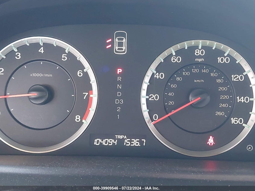 2009 Honda Accord 2.4 Lx-P VIN: 1HGCP26419A189636 Lot: 39909546