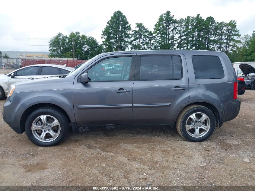 2014 Honda Pilot Ex-L VIN: 5FNYF3H58EB017740 Lot: 39909602