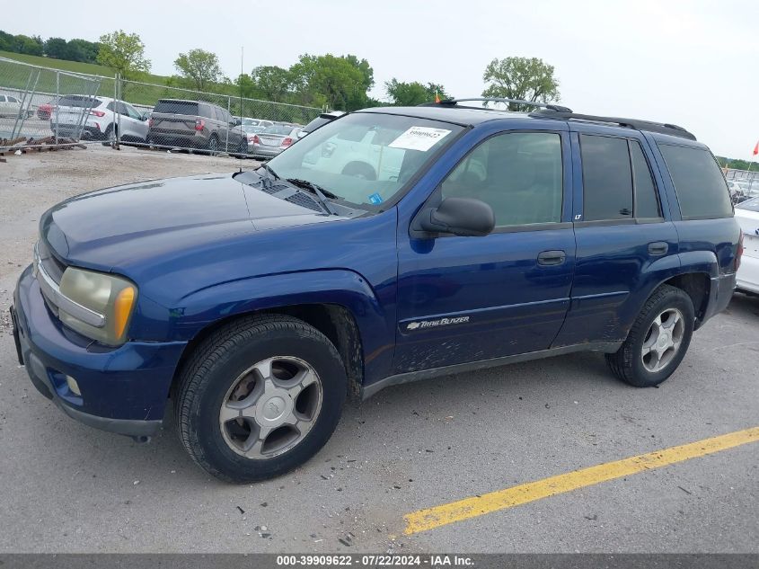 2003 Chevrolet Trailblazer Lt VIN: 1GNDT13S832408838 Lot: 39909622