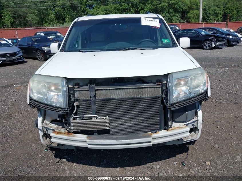 2012 Honda Pilot Ex-L VIN: 5FNYF4H53CB035386 Lot: 39909635