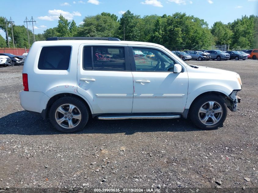 2012 Honda Pilot Ex-L VIN: 5FNYF4H53CB035386 Lot: 39909635
