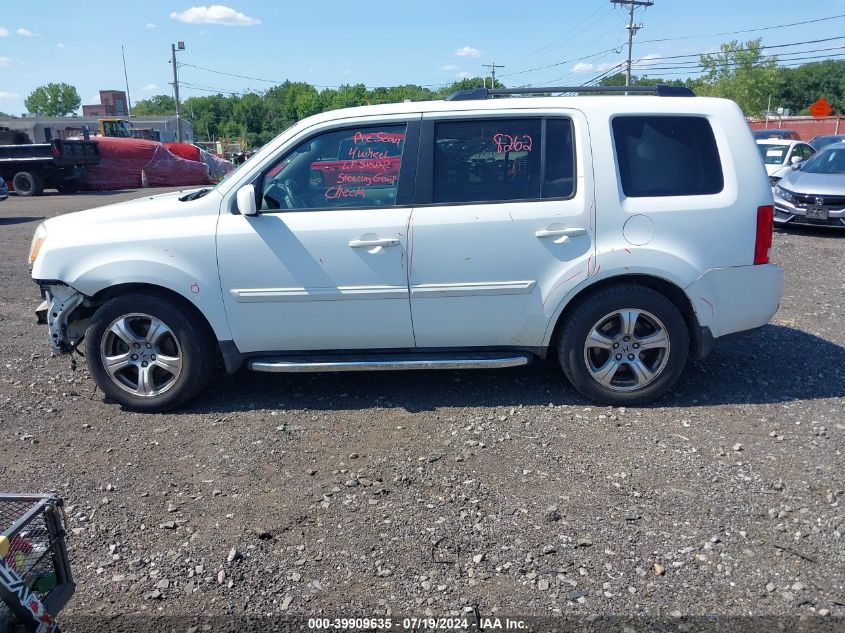 2012 Honda Pilot Ex-L VIN: 5FNYF4H53CB035386 Lot: 39909635