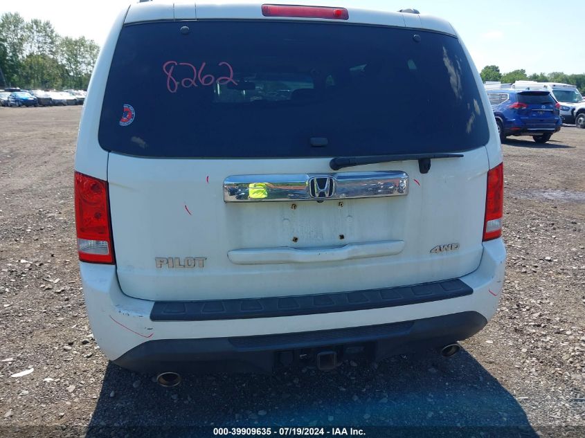 2012 Honda Pilot Ex-L VIN: 5FNYF4H53CB035386 Lot: 39909635