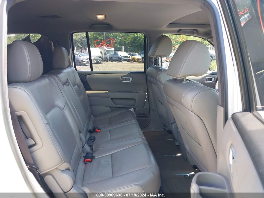 2012 Honda Pilot Ex-L VIN: 5FNYF4H53CB035386 Lot: 39909635