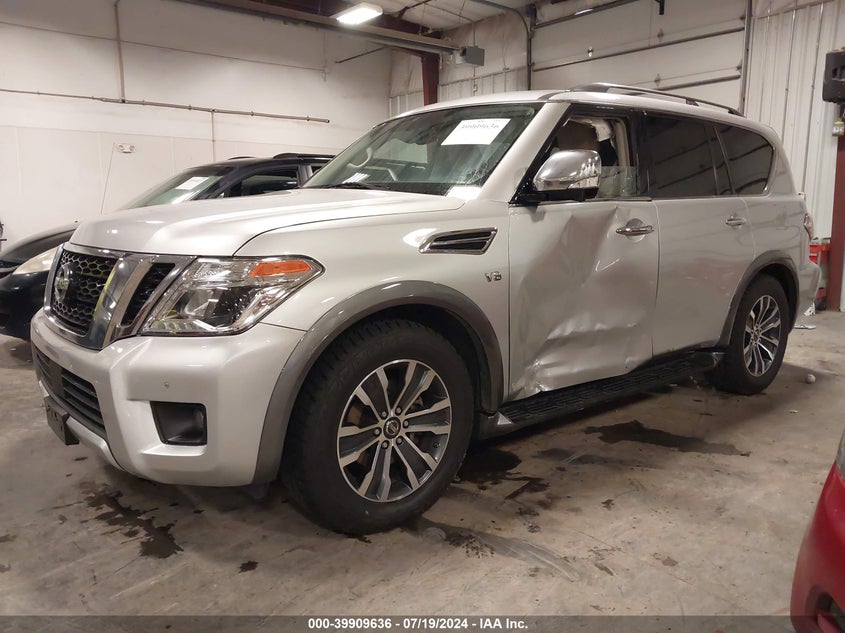 2018 Nissan Armada Sl VIN: JN8AY2ND9J9053012 Lot: 39909636