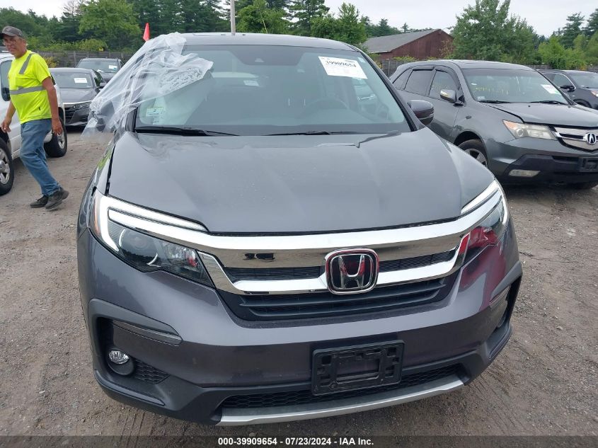 2022 Honda Pilot Awd Ex-L VIN: 5FNYF6H56NB088923 Lot: 39909654